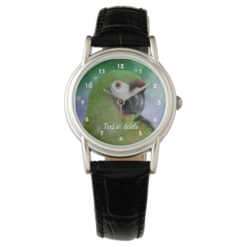 Severe Macaw Parrot Animal Personalized Watch