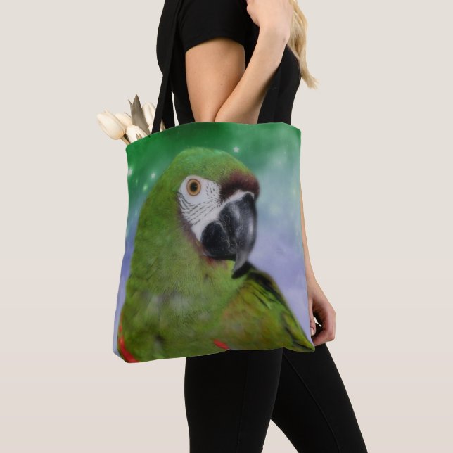 Severe Macaw Parrot Bird  Tote Bag (Close Up)