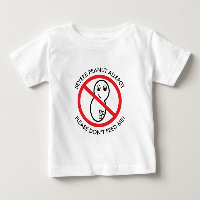 Severe Peanut Allergy Baby T-Shirt (Front)