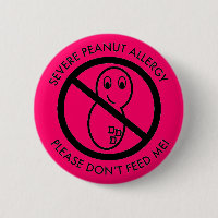 Severe Peanut Allergy Button