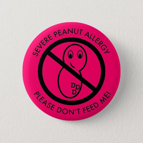 Severe Peanut Allergy Button