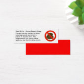 Severe Peanut Allergy Profile Card for Restaurants (Desk)