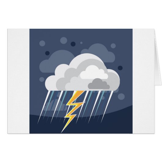Severe Weather Storm Icon Cards (Front Horizontal)