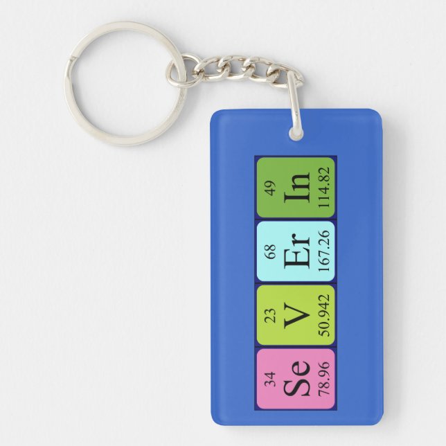 Severin periodic table name keyring (Front)
