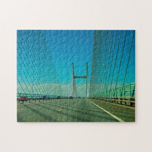 Severn Bridge Wales Jigsaw Puzzle