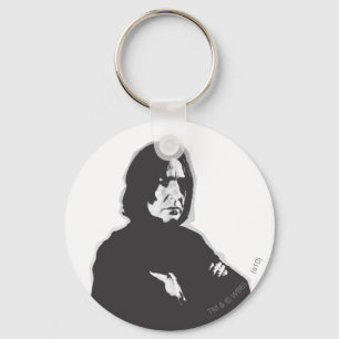 Severus Snape Arms Crossed B-W Keychain