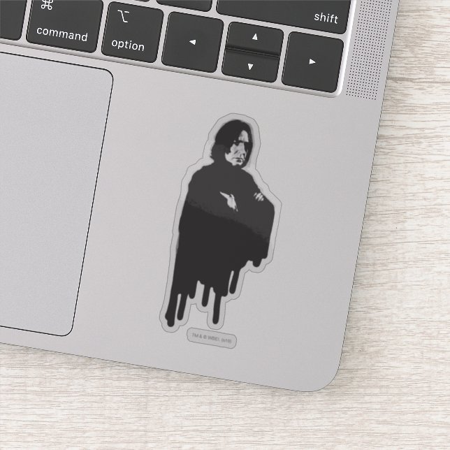 Severus Snape Arms Crossed B-W Sticker (Detail)