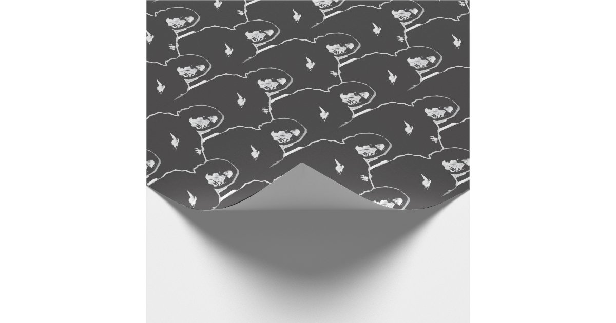 GRAPHICS & MORE Harry Potter Black and White Chibi Pattern Gift Wrap  Wrapping Paper Rolls