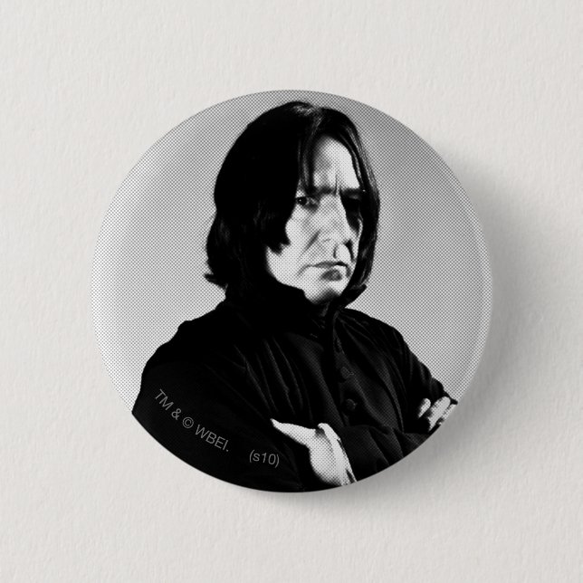 Severus Snape Arms Crossed Button (Front)