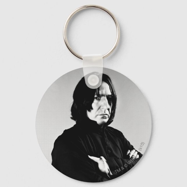 Severus Snape Arms Crossed Keychain (Front)