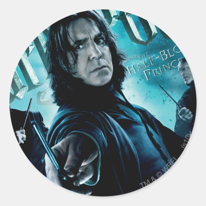 Severus Snape With Death Eaters 1 Classic Round Sticker 4689