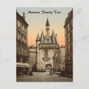 Sevigne Gate, Bordeaux, France Postcard