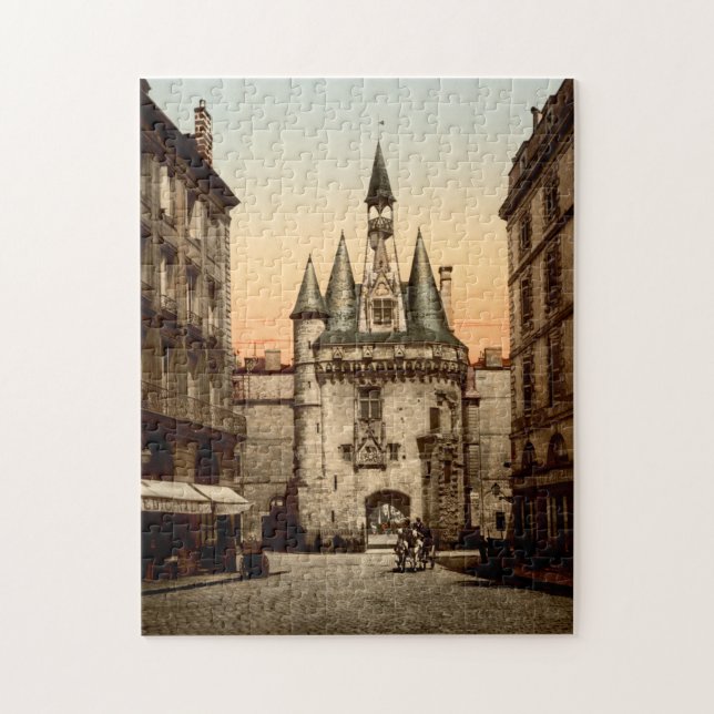 Sevigne Gate Castle, Bordeaux France Jigsaw Puzzle (Vertical)