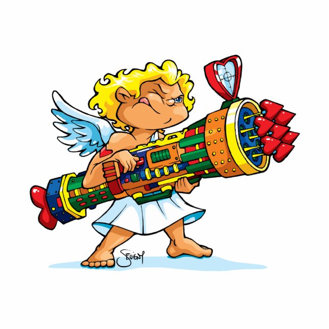 Sevigny_Photo Sculpture_Valentine's Rambo Cupid Cutout (Front)