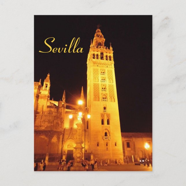 Sevilla at night postcard (Front)
