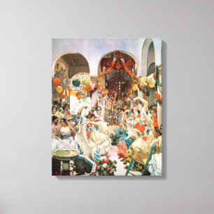 Seville (oil on canvas) canvas print