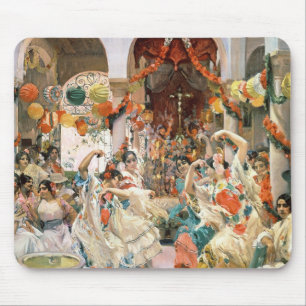 Seville (oil on canvas) mouse pad