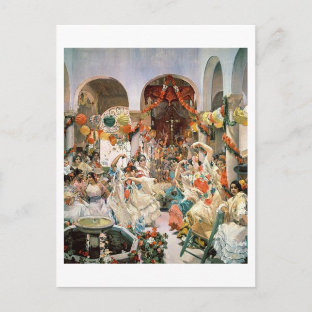 Seville (oil on canvas) postcard (Front)