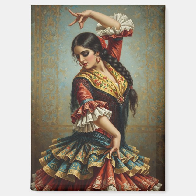 Seville Spain Flamenco Dancer  Magnet (Front)