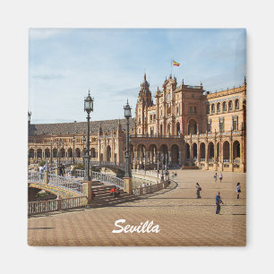 Seville Spain square Magnet