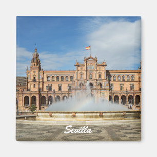 Seville Spain square Magnet