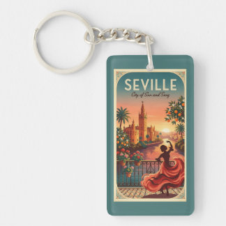 Seville Sunset Flamenco Keychain