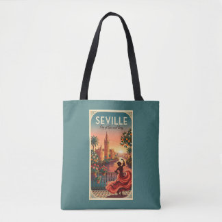 Seville Sunset Flamenco Tote Bag