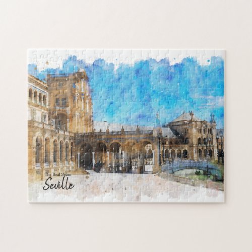 Seville _ The Real Spain Postcard Jigsaw Puzzle