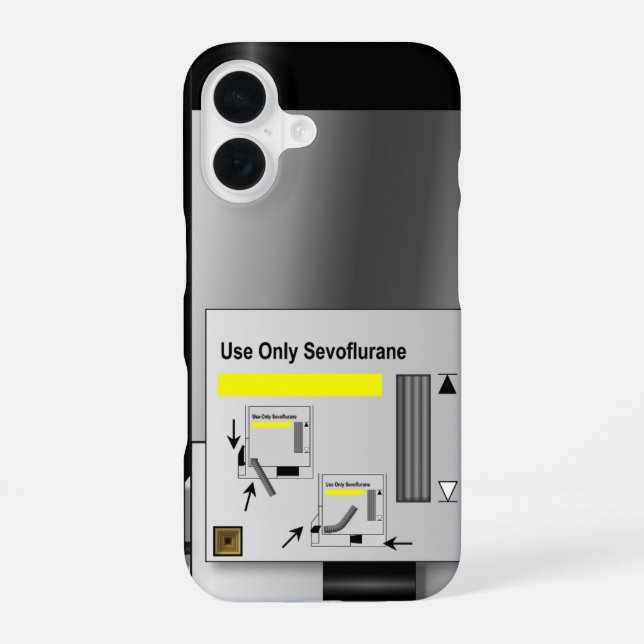 Sevoflurane Vaporizer Anesthesia iPhone Case (Back)