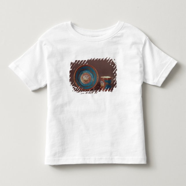 Sevres bleu celeste coffee cup and saucer, c.1780 toddler t-shirt (Front)