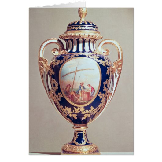 Sevres vase, mid 18th century cards (Front)
