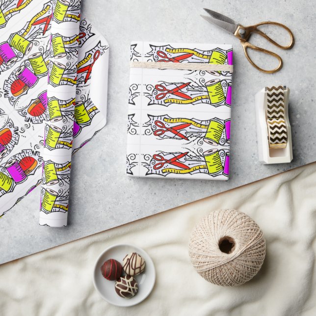 "SEW BE IT" WRAPPING PAPER (Crafts)