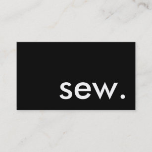 sew. business card