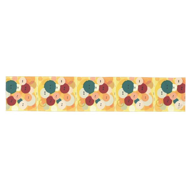 Sew Buttons Medium Table Runner (Horizontal)