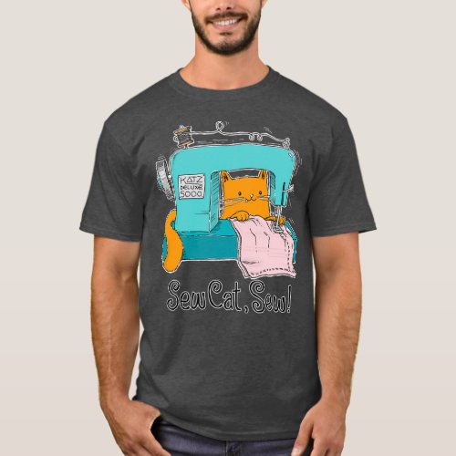 Sew Cat Sew  T_Shirt