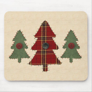 Sew Christmas Tree Mousepad