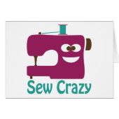 Sew Crazy Cards (Front Horizontal)