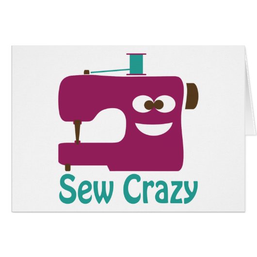 Sew Crazy Cards (Front Horizontal)