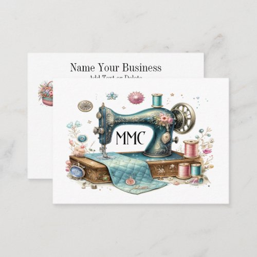 Sew Crochet Quilt Business Card