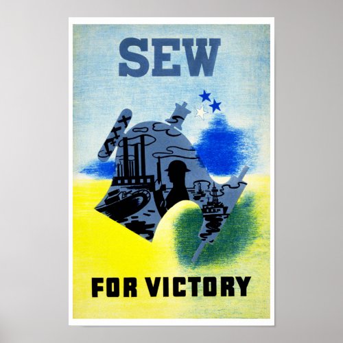 Sew for Victory Poster