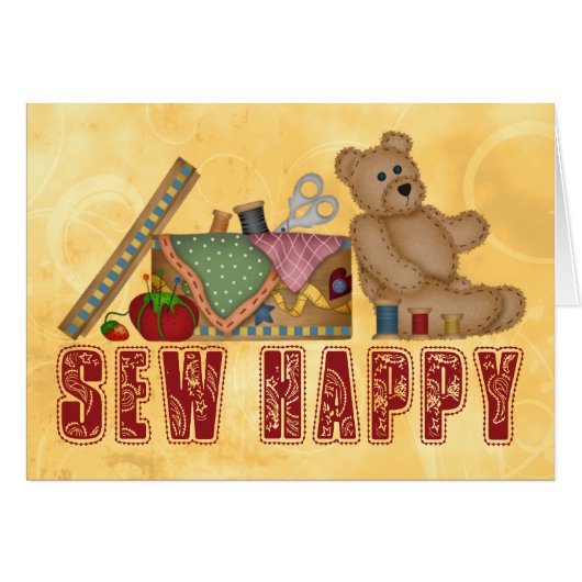 Sew Happy Cards (Front Horizontal)