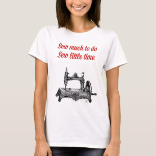 Sew Little Time Illustration T-Shirt