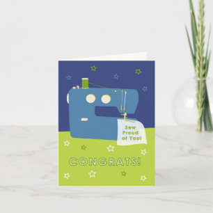 Sew Proud Congrats Card