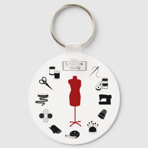 Sew Right Custom Keychain