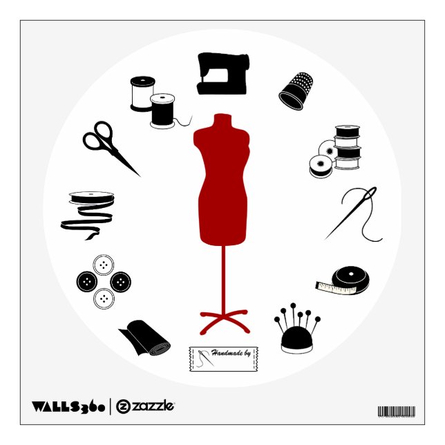 Sew Right Wall Decal (Front)