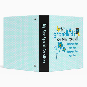 Sew Special Grandkids Personalized Brag Book 1.5"  Binder