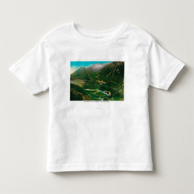 Seward, Alaska Area Famous Railroad Loop Toddler T-shirt (Front)