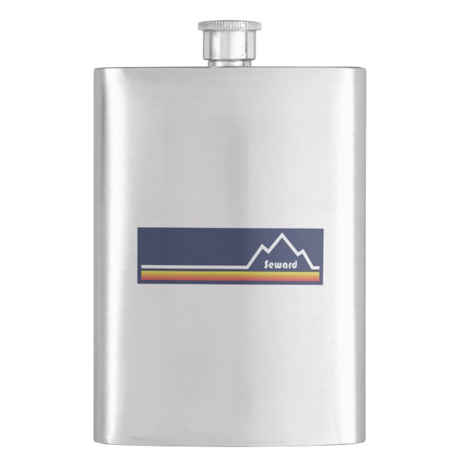 Seward Alaska Flask (Front)