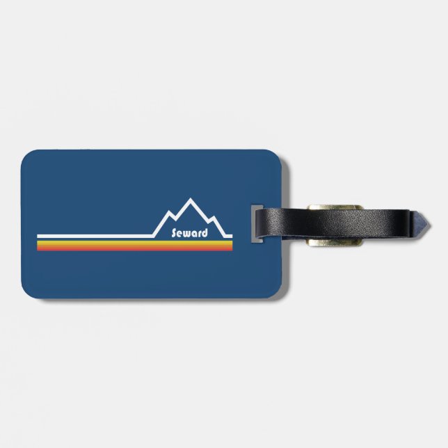 Seward Alaska Luggage Tag (Back Horizontal)