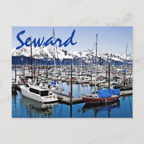 Seward Alaska USA Postcard